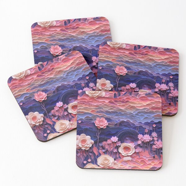 Item preview, Layered Serene Mystic Twilight Petals Pattern designed and sold by bubblegoth.
