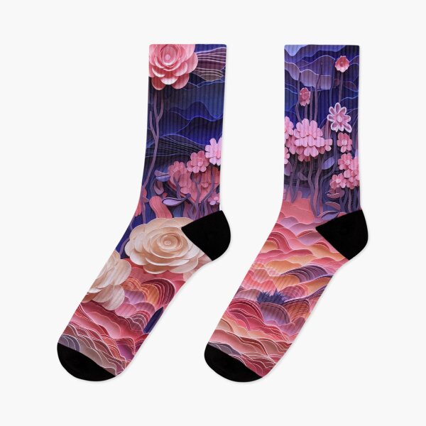 Item preview, Layered Serene Mystic Twilight Petals Pattern designed and sold by bubblegoth.
