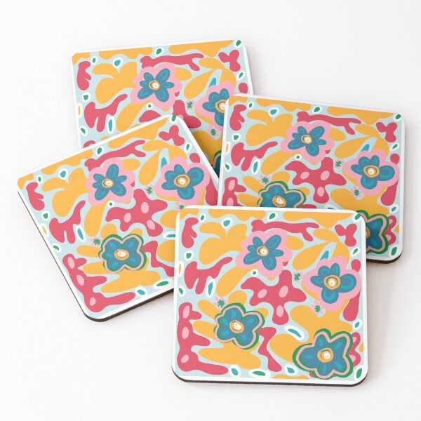 Item preview, KUKKAILO Whimsical Mustard Yellow designed and sold by LuovaSieluART.