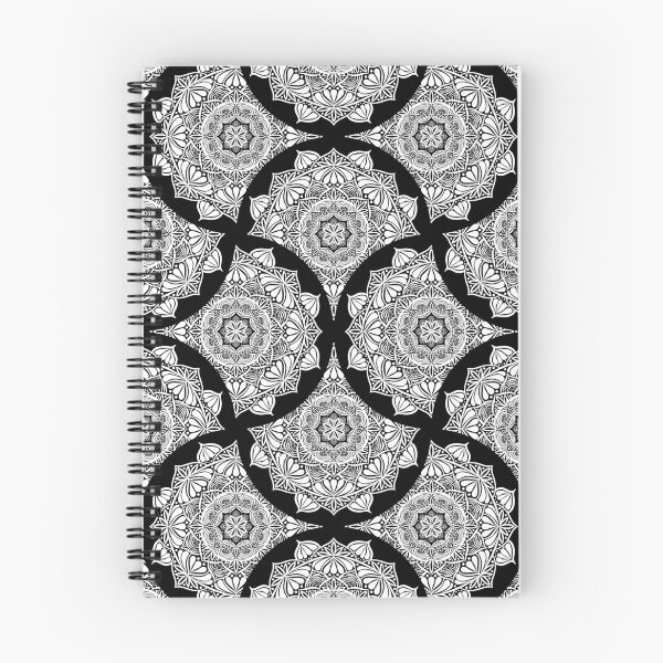 Item preview, Monochrome Mandala Art Deco Fans designed and sold by Triplicate Limited.