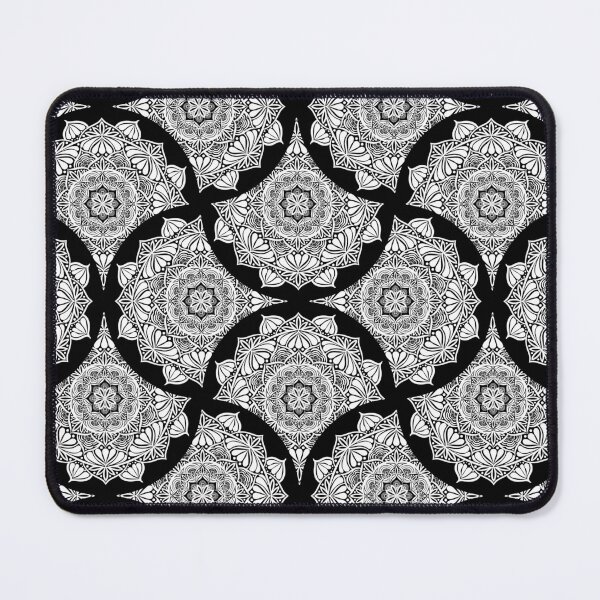 Item preview, Monochrome Mandala Art Deco Fans designed and sold by Triplicate Limited.