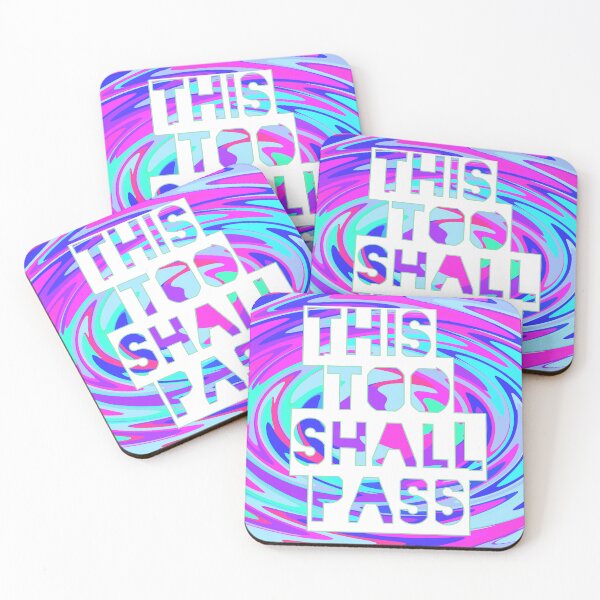 Item preview, This Too Shall Pass Multicolor designed and sold by SarahKStickers.
