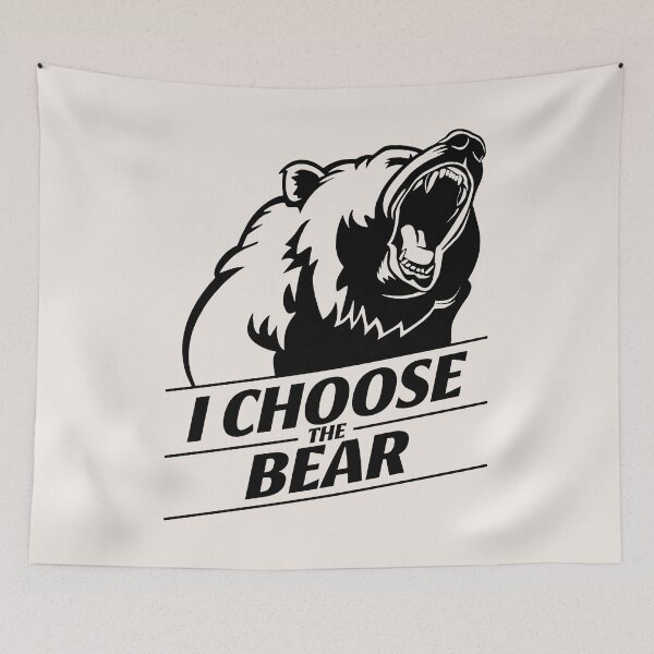 Item preview, "I Choose the Bear: Man or Bear, Violence Against Women, and the Wild Beast Within" designed and sold by artworkathome.