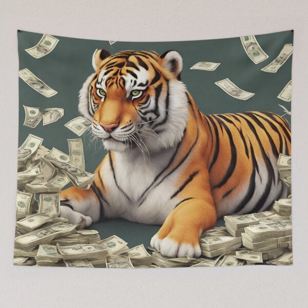Item preview, millionaire bengal tiger designed and sold by Yeyishop.