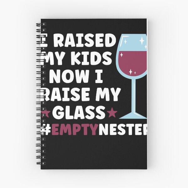 Item preview, I Raised My Kids Now I Raise My Glass Funny Empty Nester designed and sold by BlueBerry-Pengu.