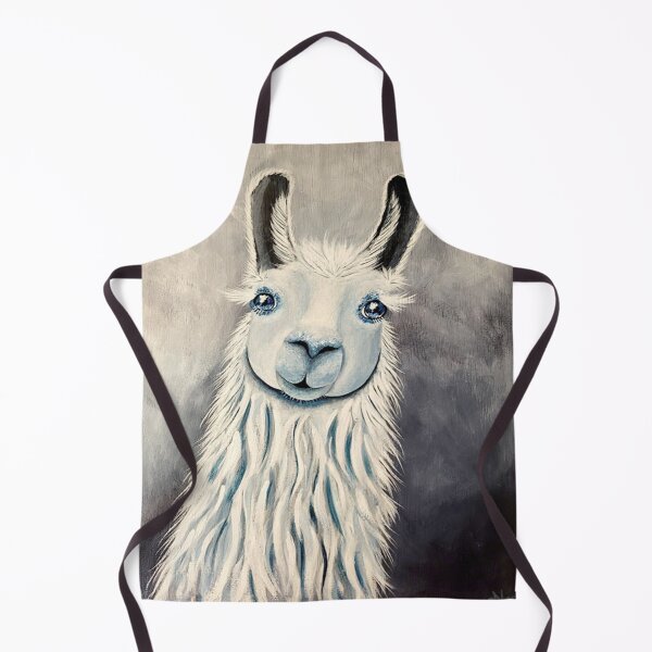 Item preview, Pretty llama in black and white  designed and sold by norascorner.