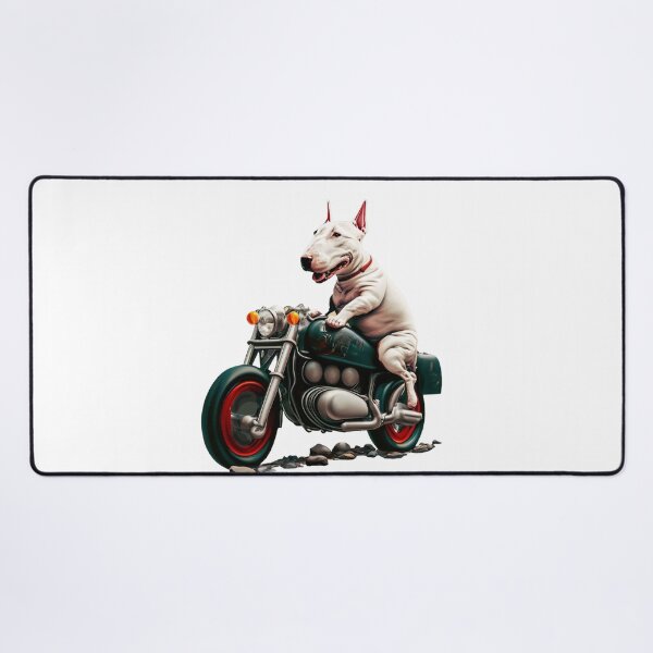 Item preview, Bull Terrier Biker designed and sold by SmARTNiki.