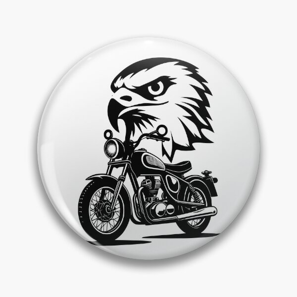 Item preview, Harley Davidson Eagles Black and White Edition designed and sold by alexadybanu.