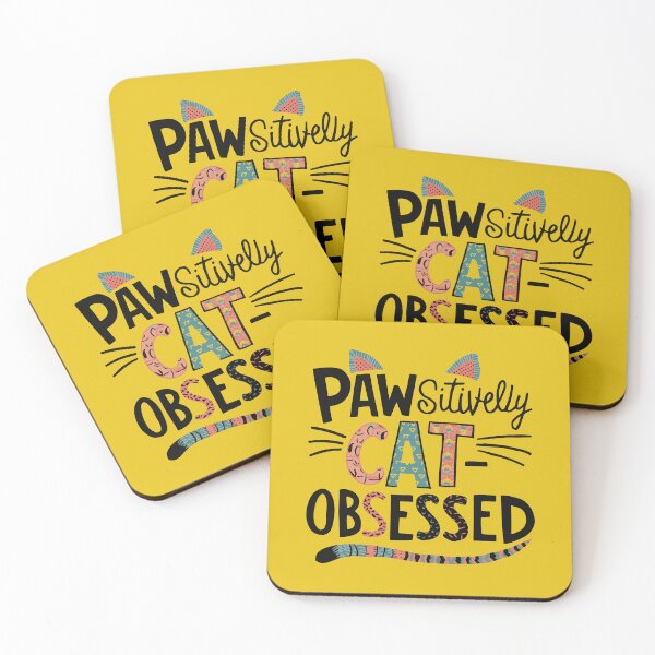Item preview, Pawsitively Cat Obsessed designed and sold by Cuckoo Parrot.