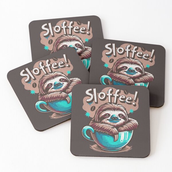 Item preview, Sloffee Sloth Coffee Slothspiration designed and sold by RR-Arts.