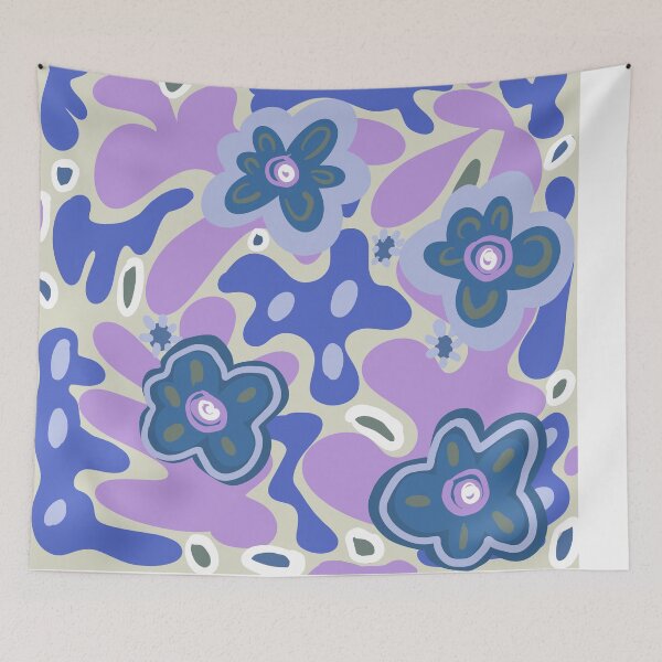 Item preview, KUKKAILO Whimsical Violet designed and sold by LuovaSieluART.