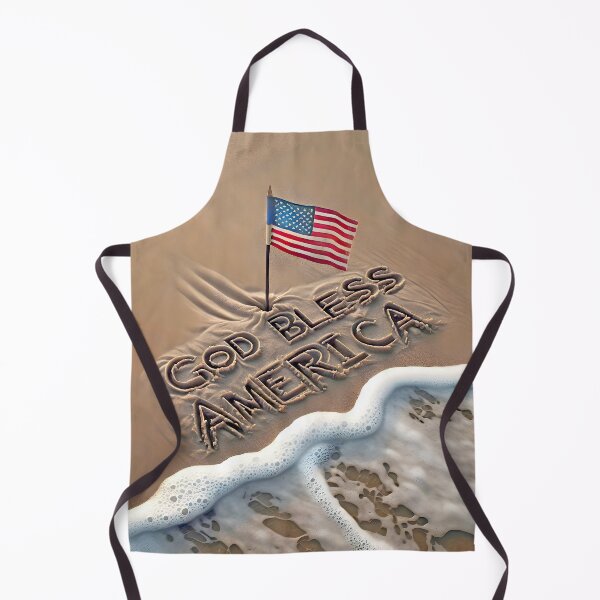 Item preview, God Bless American Beach Sign designed and sold by Maria Dryfhout.