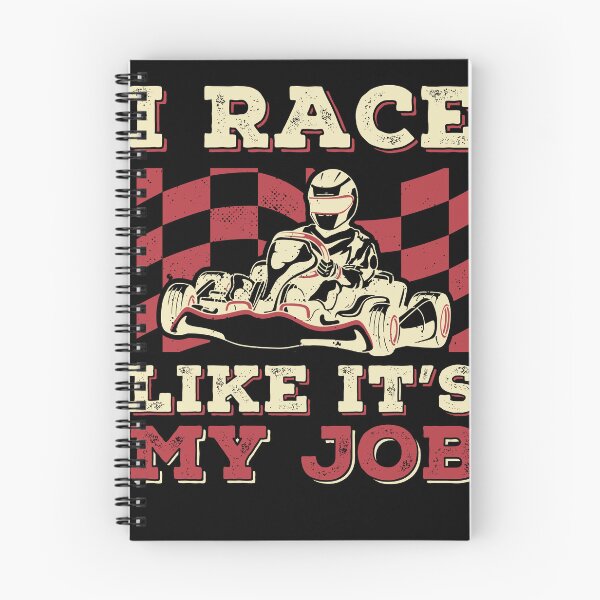 Item preview, I Race Like It's My Job Go Kart Racing Funny designed and sold by BlueBerry-Pengu.