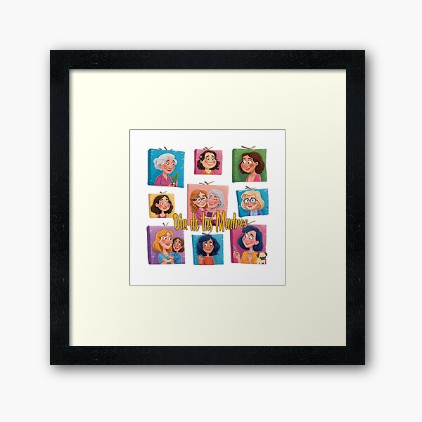 Vista previa del artículo con la obra «#DiaDeLasMujeres!», diseñado y vendido por Furbabies Art.
