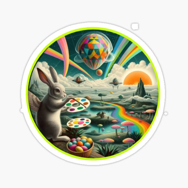 Item preview, surreal easter eggs  Easter Funny animals  designed and sold by Expressions-Sel.