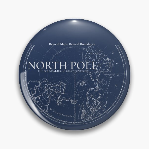 Item preview, North Pole Map - Beyond Maps, Beyond Boundaries designed and sold by The Abstract Vision.
