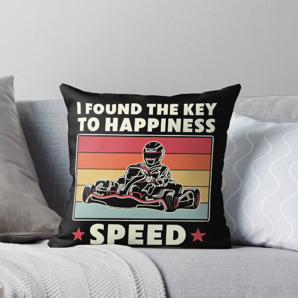 Item preview, Go Kart Racing The Key To Happiness Speed Funny designed and sold by BlueBerry-Pengu.