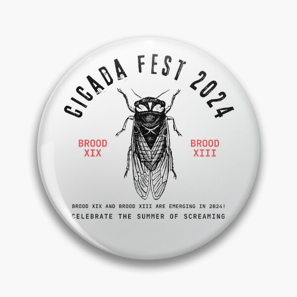 Item preview, Cicada Fest 2024 Brood XIX and XIII Emergence Celebrate The Summer of Screaming designed and sold by Artisticlions-A.