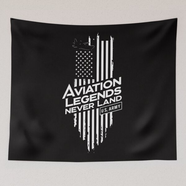 Item preview, Aviation Legends Never Land - U.S. Army Veterans Day T-Shirt designed and sold by HOMEDESIGNPRINT.