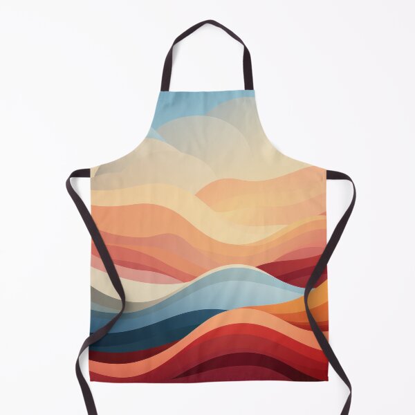 Item preview, Abstract Colorful Waves Art Print designed and sold by Retrocranio.