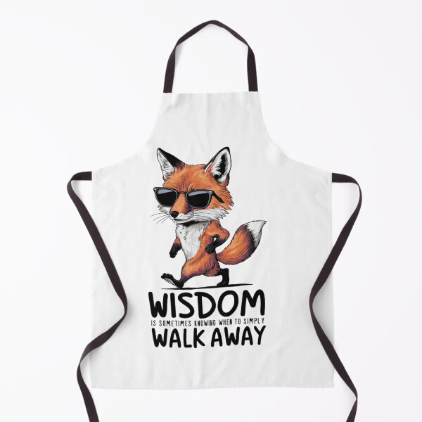 Item preview, Wisdom is Sometimes Knowing When to Simply Walk Away, Fox Walking Away Art designed and sold by Faithloveshop.