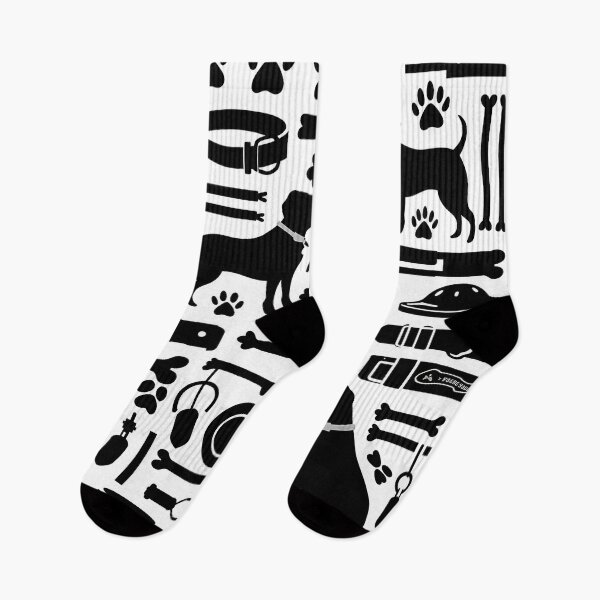 Item preview, Black and white dogs pattern designed and sold by Haji  Kamora.