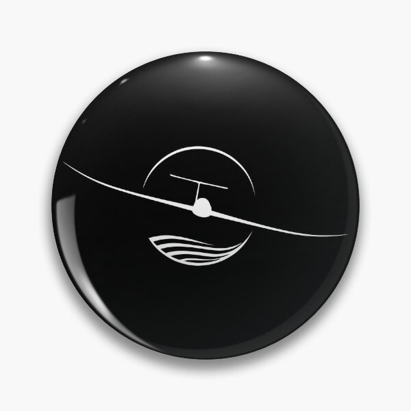 Item preview, Glider Pilot Sailplane Biplane aerial floating soaring designed and sold by These_Prints.