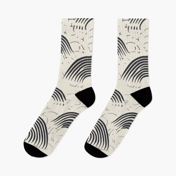 Item preview, Minimalist Black and White Rainbows Pattern Art Print designed and sold by Retrocranio.