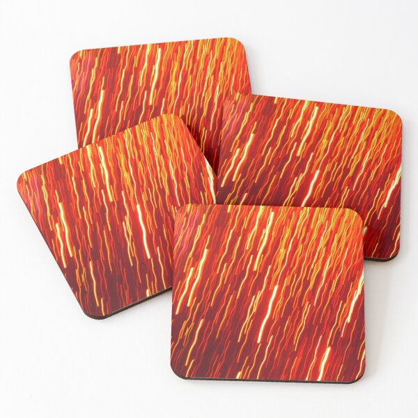 Item preview, Red Wavy Lights designed and sold by thechronicsloth.