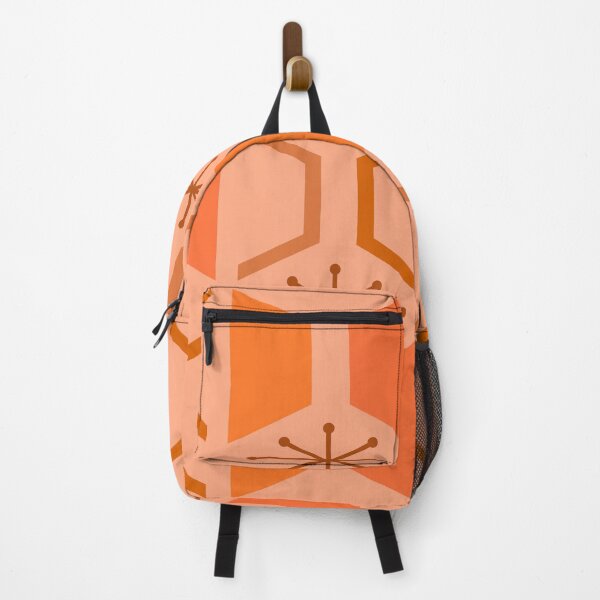 Item preview, 1950s Art Retro Hexagons Peach designed and sold by thepixelgarden.