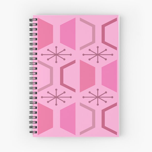 Item preview, 1950s Art Retro Hexagons Pink designed and sold by thepixelgarden.