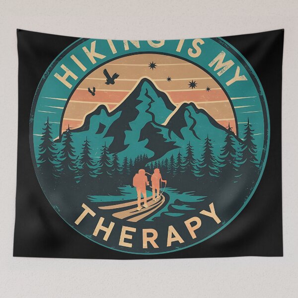 Item preview, Hiking Is My Therapy designed and sold by Little Designs.