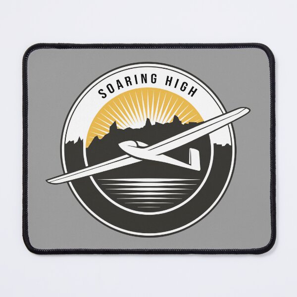 Item preview, SOARING HIGH Glider Pilot Sailplane Biplane aerial floating soaring designed and sold by These_Prints.