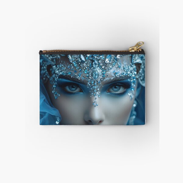 Item preview, Fantasy ice queen portrait with crystals designed and sold by Artessie.