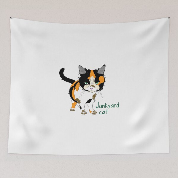 Item preview, Junkyard Cat designed and sold by verlnelson.