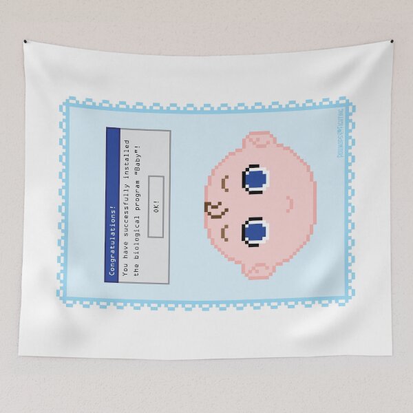 Item preview, Birth.exe blue designed and sold by RollmopsFight.
