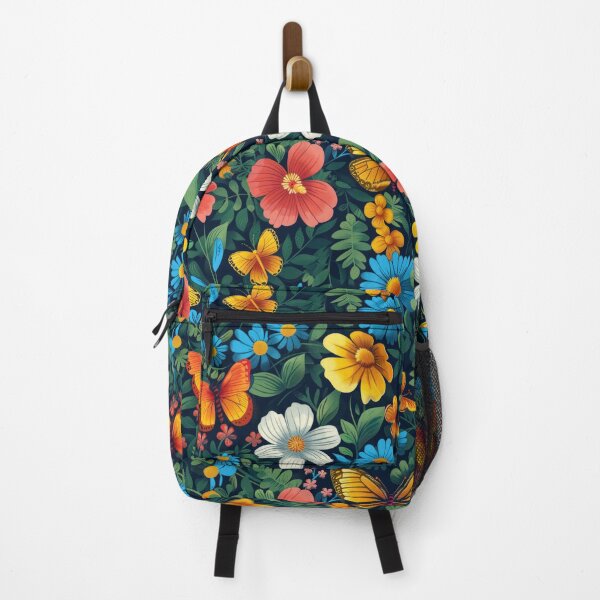 Item preview, Floral Flower Butterfly Spring Greenery Pattern designed and sold by NateFellhauer.