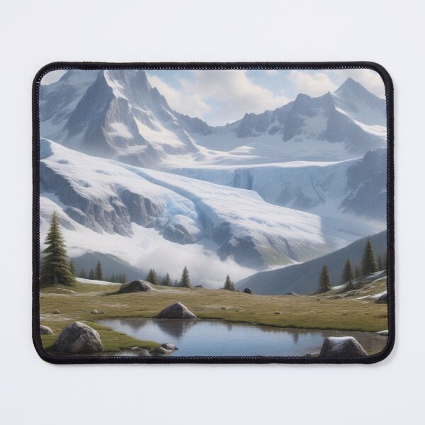 Item preview, Fantasy Art of Snowy Mountains designed and sold by fungus50.