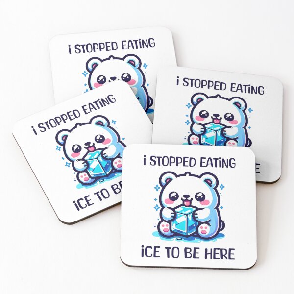 Item preview, I EAT ICE AND I KNOW THINGS ICE BEAR designed and sold by PRINYOS.