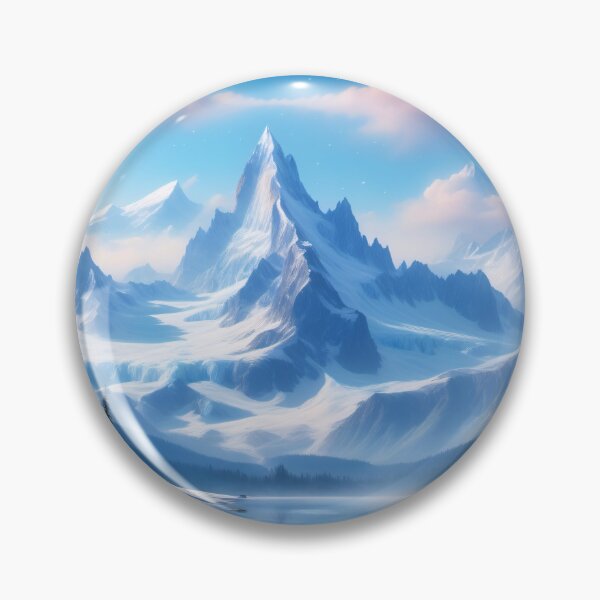 Item preview, Fantasy Art of Mountains in Winter designed and sold by fungus50.