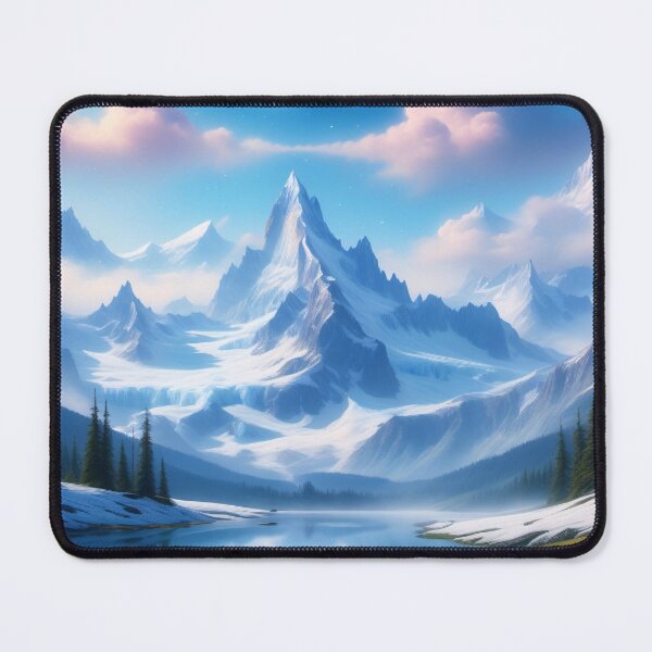 Item preview, Fantasy Art of Mountains in Winter designed and sold by fungus50.