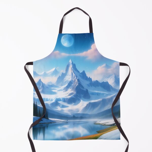 Item preview, Fantasy Art of Mountains in Winter designed and sold by fungus50.
