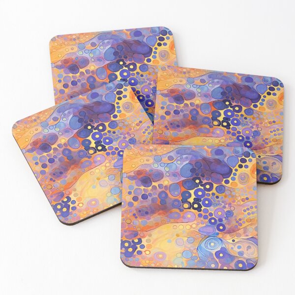 Item preview, Abstract Fluid Watercolor Swirls Pattern designed and sold by bubblegoth.