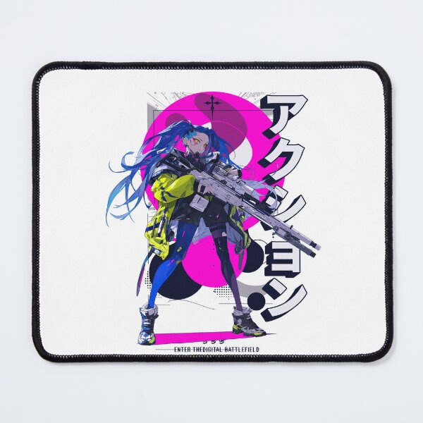 Item preview, gamer girl with japanese letters. designed and sold by GlofyArt.