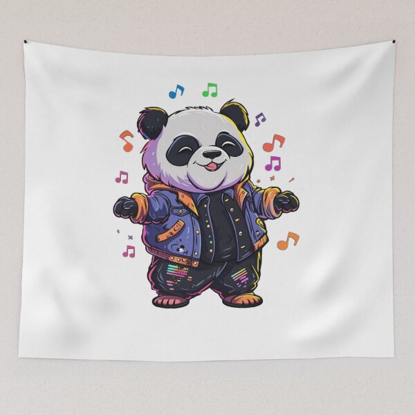 Item preview, Kawaii Party Panda designed and sold by KawaiiArtStyle.