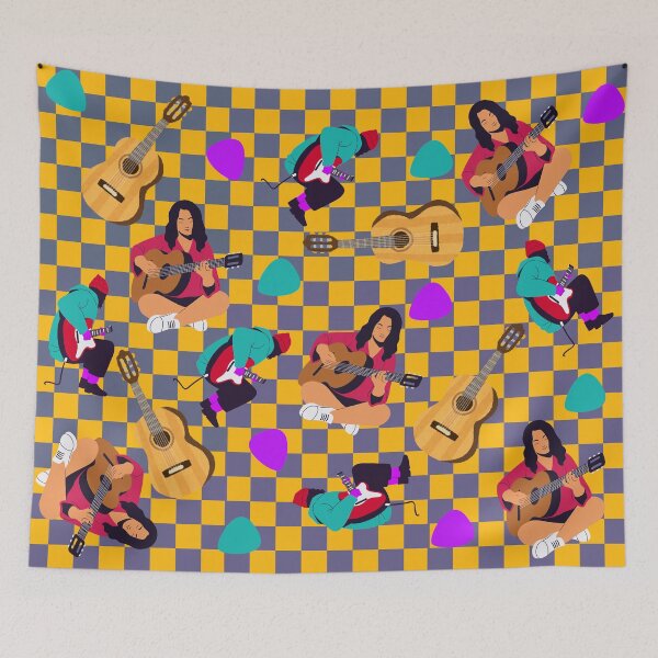 Item preview, Playing guitar with friends designed and sold by BritishDelights.