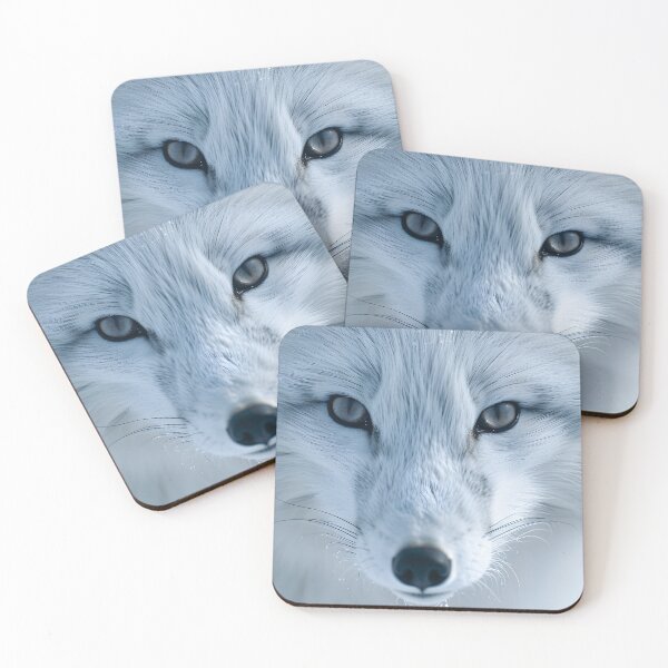 Item preview, Close-up portrait of arctic fox in winter designed and sold by Artessie.