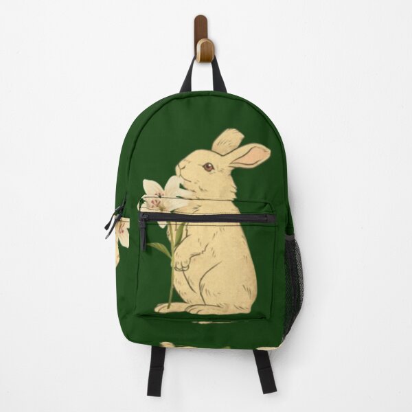 Item preview, Cute rabbit smelling flowers designed and sold by luna--design.