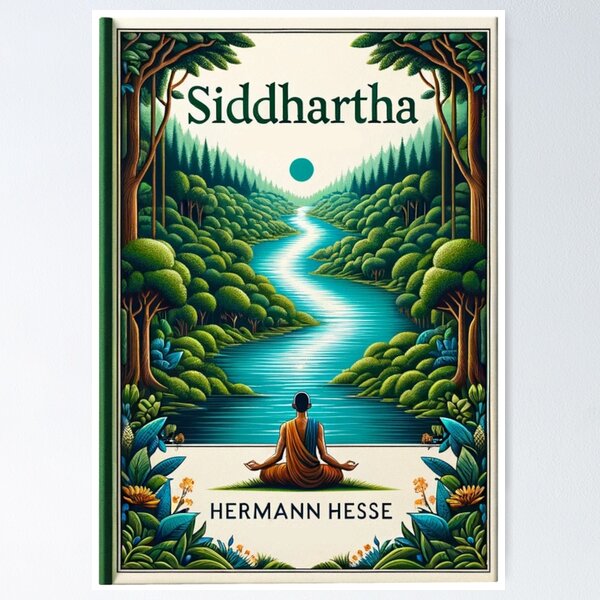 Item preview, Siddhartha Book Cover designed and sold by FugueAndFiction.