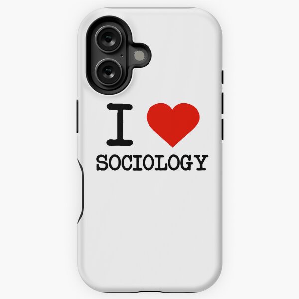 Vista previa del artículo con la obra «Amo la Sociología», diseñado y vendido por staker.